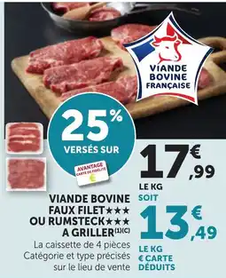 Bi1 Viande Bovine Faux Filet offre