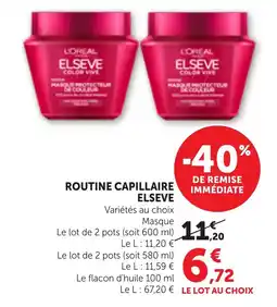 Maximarché ELSEVE MASQUE PROTECTEUR DE COULEUR offre