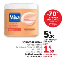 Maximarché Mixa La Crème Réparatrice offre