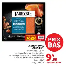 Maximarché LABEYRIE SAUMON FUME offre