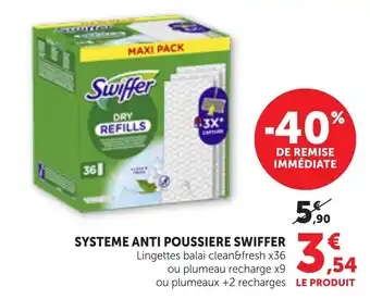 Swiffer SYSTEME ANTI POUSIERE