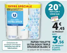Bi1 U Papier toilette Ultra doux offre
