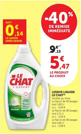 LE CHAT LESSIVE LIQUIDE
