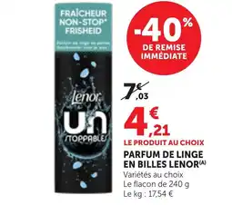 Bi1 Lenor Parfum de linge en billes offre