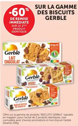 Maximarché Gerblé Biscuits offre