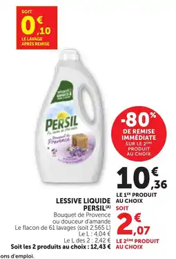 Maximarché PERSIL LESSIVE LIQUIDE offre
