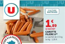 Bi1 U Carotte filière offre