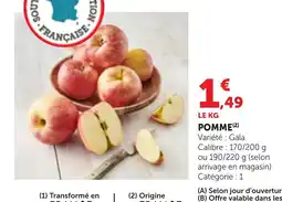 Bi1 POMME offre