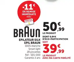 Bi1 BRAUN EPILATEUR SILK EPIL offre