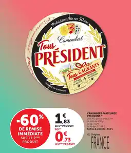 Maximarché President Camembert offre