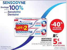 Bi1 Sensodyne dentifrice offre