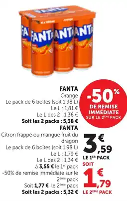 Maximarché FANTA Orange offre