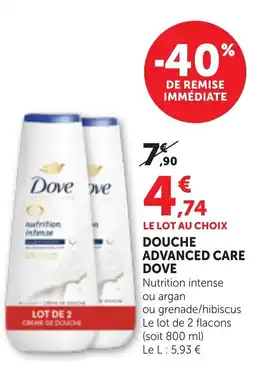 Bi1 Dove Douche Advanced Care offre