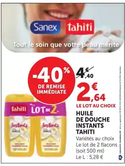 Bi1 Sanex tahiti offre