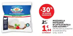 Bi1 CASA AZZURRA Mozzarella pasteurise offre