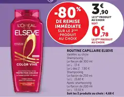 Bi1 L'ORÉAL ELSEVE COLOR VIVE offre