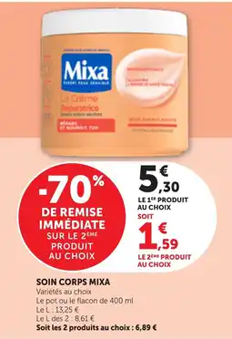 Bi1 Mixa soin corps offre