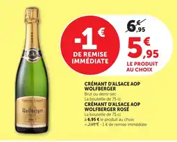 Bi1 WOLFBERGER CRÉMANT D'ALSACE AOP offre