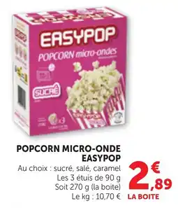 Bi1 EASYPOP POPCORN micro-ondes offre