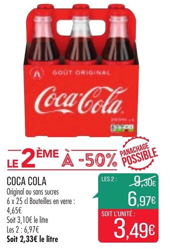 Match Coca cola offre