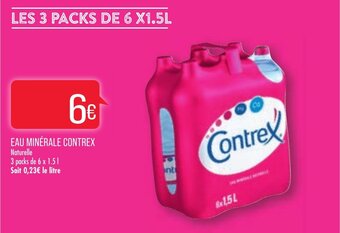 Match Eau minérale contrex offre