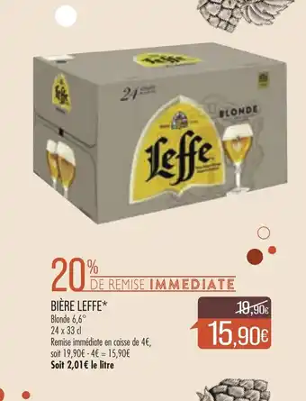 Match Bière leffe offre
