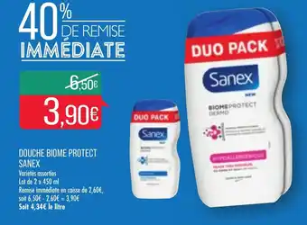Match Douche biome protect sanex offre