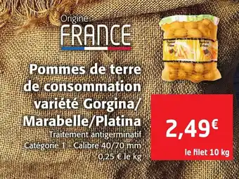 Colruyt Pommes de terre de consommation offre