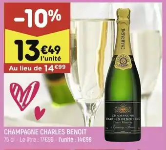Champagne charles benoit