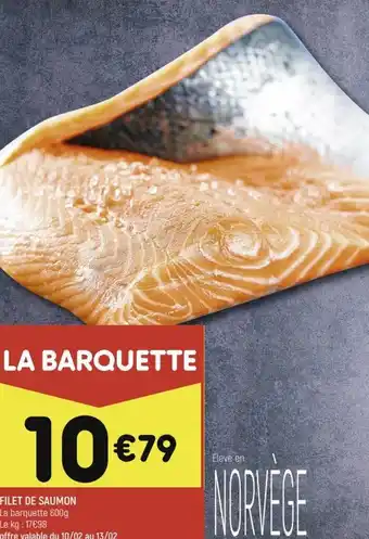 Leader Price Filet de saumon offre