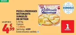 Auchan DR OETKER PIZZA 4 FROMAGES RISTORANTE offre
