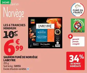 LABEYRIE SAUMON FUMÉ DE NORVÈGE