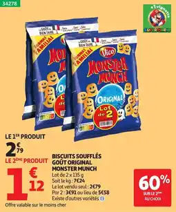 Auchan Vico Monster Munch offre