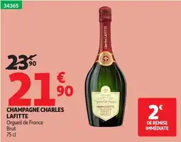 Auchan Charles LAFITTE Champagne offre