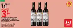 Auchan Montage saint emilion aop ou lussac saint emilion aop ou pusisseguin saint emilion aop offre