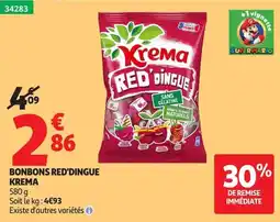 Auchan Krema BONBONS RED'DINGUE offre