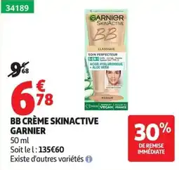 Auchan GARNIER BB CRÈME SKINACTIVE offre