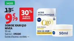 Auchan NIVEA SOIN DE JOUR Q10 offre