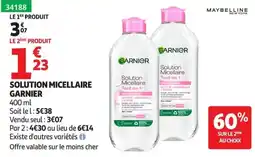 Auchan GARNIER Solution Micellaire offre