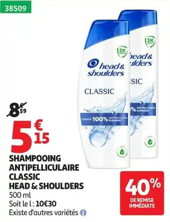 Head&shoulders SHAMPOOING ANTIPELICULAIRE CLASSIC
