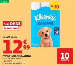 Auchan Kleenex Papier Toilette offre