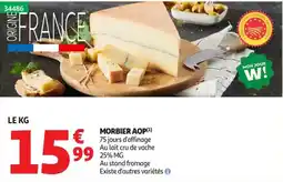Auchan Morbier AOP offre