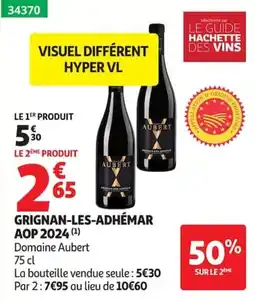 Auchan AUBERT Grignan-Les-Adhémars offre