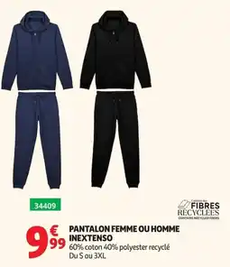 Auchan INEXTENSO PANTALON FEMME OU HOMME offre