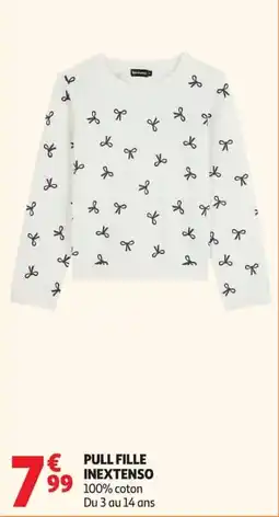 Auchan INEXTENSO PULL FILLE offre