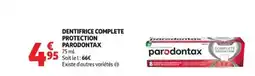 Auchan parodontax DENTIFRICE COMPLETE PROTECTION offre