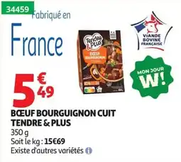 Auchan Tendre & Plus Bœuf Bourguignon Cuit offre