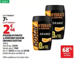 Auchan Isostar Poudre hydrate & perform offre