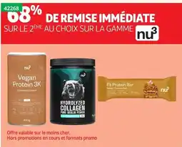 Auchan nu3 Vegan Protein 3K offre