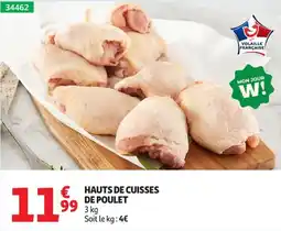 Auchan HAUTS DE CUISSSES DE POULET offre